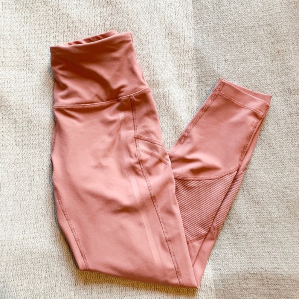 Light pink 90 degree leggings